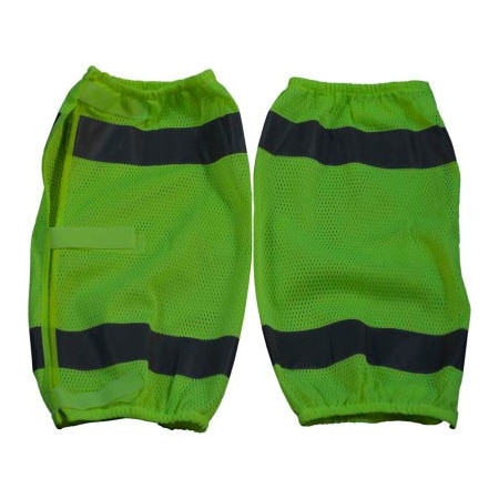 Petra Roc Inc Petra Roc Leg Gaiter, ANSI Class E, Polyester Mesh, Lime, One Size, 1 Pair LMG-CE